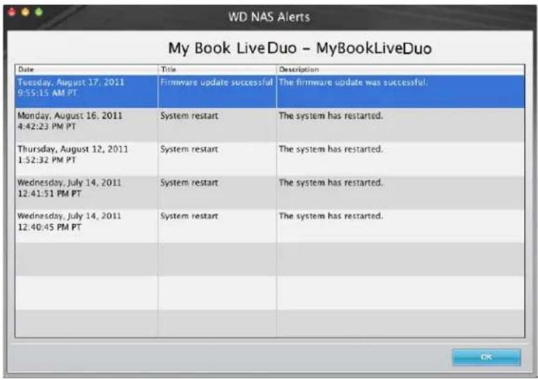 WESTERN DIGITAL My Book Live Duo - WDQuickViewAlertsOption - 2