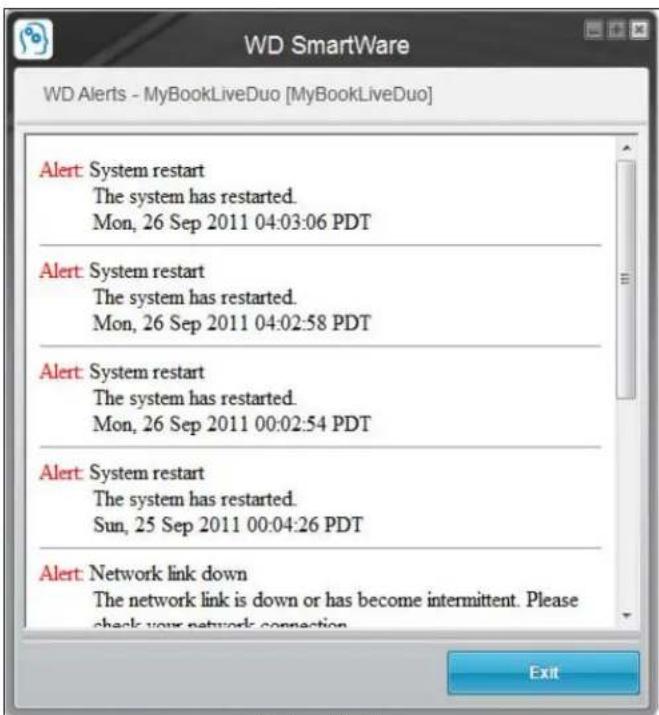 WESTERN DIGITAL My Book Live Duo - WDQuickViewAlertsOption - 1