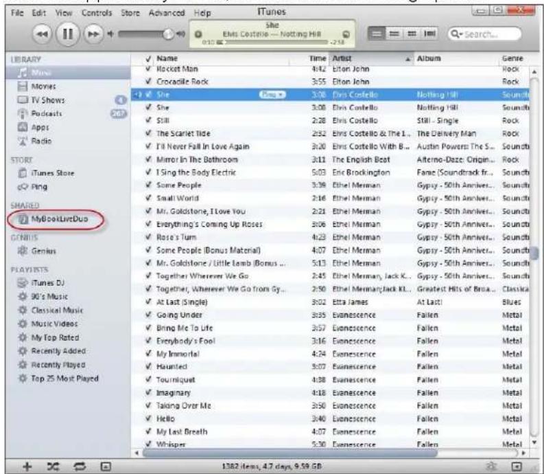 WESTERN DIGITAL My Book Live Duo - StreamingMediainiTunes - 1