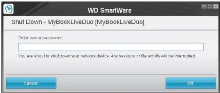 WESTERN DIGITAL My Book Live Duo - SafelyShuttingDown - 1
