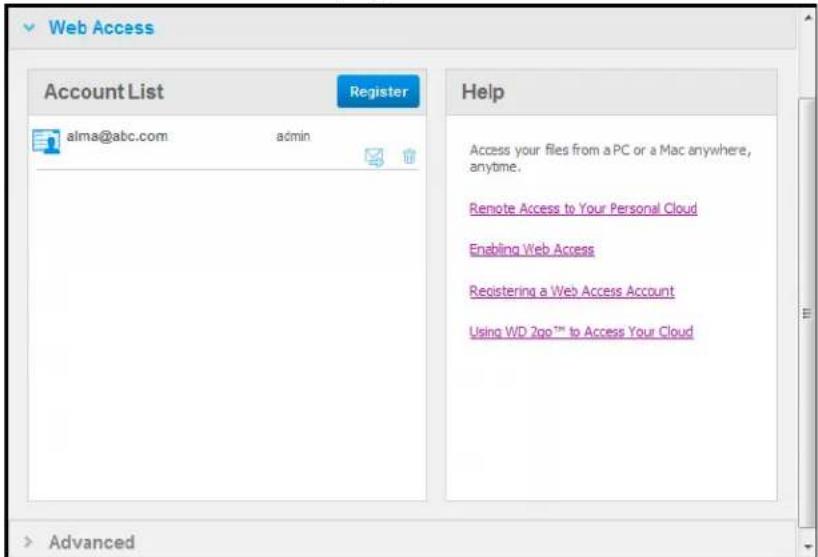 WESTERN DIGITAL My Book Live Duo - RegisteringaWebAccessAccount - 3