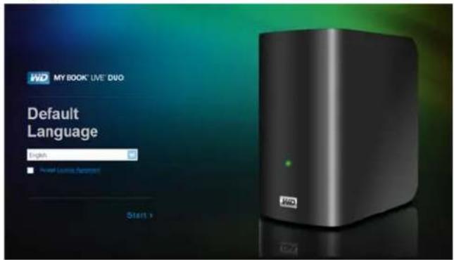 WESTERN DIGITAL My Book Live Duo - StartingtheMyBookLiveDuoDashboard - 1