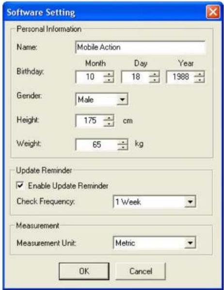 i-gotU GT-120 - Software Settings - 1