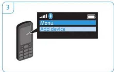 SENNHEISER VMX 200 II - Pairing the VMX 200-II with a Bluetooth device - 3