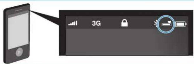SENNHEISER VMX 200 II - Battery level indicator displayed on Apple iPhone - 1