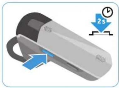 SENNHEISER VMX 200 II - Switching the headset off - 2