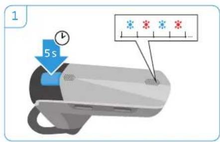 SENNHEISER VMX 200 II - Pairing the VMX 200-II with a Bluetooth device - 1