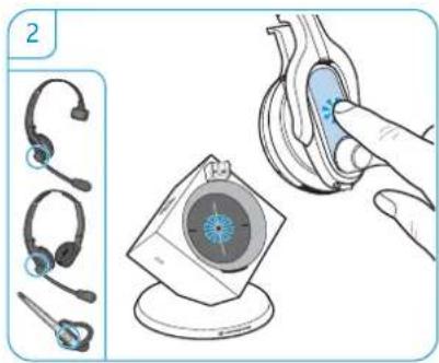 SENNHEISER DW Office - Adjusting the audio signal by means of the dial tone - 2