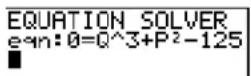 TEXAS INSTRUMENTS TI-84 - Entering an Expression in the Equation Solver - 2