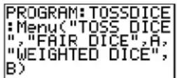 TEXAS INSTRUMENTS TI-84 - Program Output - 1