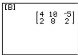 TEXAS INSTRUMENTS TI-84 - Row Operations - 1
