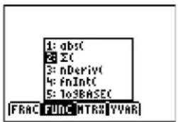TEXAS INSTRUMENTS TI-84 - Displaying Entries and Answers - 4