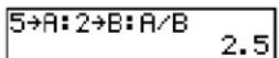 TEXAS INSTRUMENTS TI-84 - Multiple Entries on a Line - 1