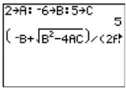 TEXAS INSTRUMENTS TI-84 - Displaying Complex Results - 3