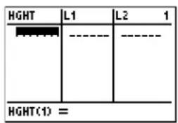 TEXAS INSTRUMENTS TI-84 - Height (in centimeters) of Each of 10 Women - 2