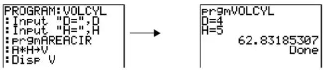 TEXAS INSTRUMENTS TI-84 - Program Output - 1