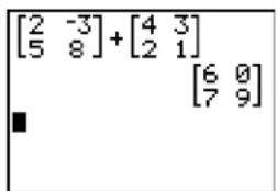 TEXAS INSTRUMENTS TI-84 - Getting Started: Using the MTRX Shortcut Menu - 4