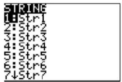 TEXAS INSTRUMENTS TI-84 - String Variables - 2