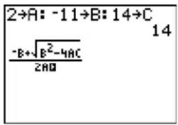 TEXAS INSTRUMENTS TI-84 - Entering a Calculation - 2