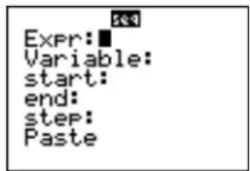 TEXAS INSTRUMENTS TI-84 - Getting Started: Generating a Sequence - 2