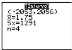 TEXAS INSTRUMENTS TI-84 - TInterval - 3