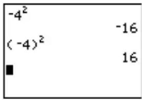 TEXAS INSTRUMENTS TI-84 - Negation - 1