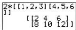 TEXAS INSTRUMENTS TI-84 - Entering a Matrix in an Expression - 1