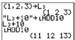 TEXAS INSTRUMENTS TI-84 - Attaching a Formula to a List Name - 1