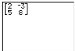 TEXAS INSTRUMENTS TI-84 - Getting Started: Using the MTRX Shortcut Menu - 3