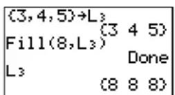TEXAS INSTRUMENTS TI-84 - Using dim( to Redimension a List - 3