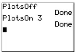TEXAS INSTRUMENTS TI-84 - Turning On and Turning Off Stat Plots - 1