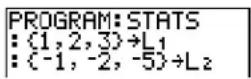 TEXAS INSTRUMENTS TI-84 - Entering Stat Data - 1