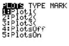 TEXAS INSTRUMENTS TI-84 - Defining a Stat Plot in a Program - 1