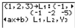 TEXAS INSTRUMENTS TI-84 - Automatic Regression Equation - 2