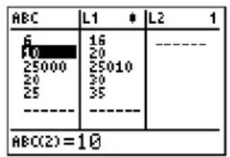 TEXAS INSTRUMENTS TI-84 - Using the Stat List Editor When Formula-Generated Lists Are Displayed - 2