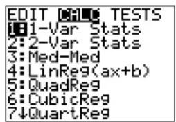 TEXAS INSTRUMENTS TI-84 - STAT WIZARDS in STAT CALC - 2