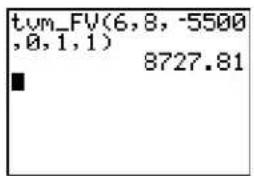 TEXAS INSTRUMENTS TI-84 - Calculating Time Value of Money - 11