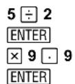 TEXAS INSTRUMENTS TI-84 - Continuing an Expression - 1