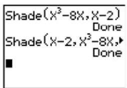 TEXAS INSTRUMENTS TI-84 - Shading a Graph - 1