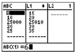 TEXAS INSTRUMENTS TI-84 - Using the Stat List Editor When Formula-Generated Lists Are Displayed - 1