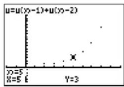 TEXAS INSTRUMENTS TI-84 - Moving the Trace Cursor to Any Valid n Value - 2