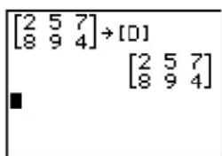 TEXAS INSTRUMENTS TI-84 - Row Operations - 5