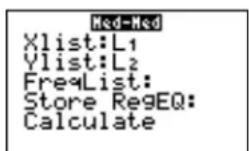 TEXAS INSTRUMENTS TI-84 - Med-Med (ax+b) - 2