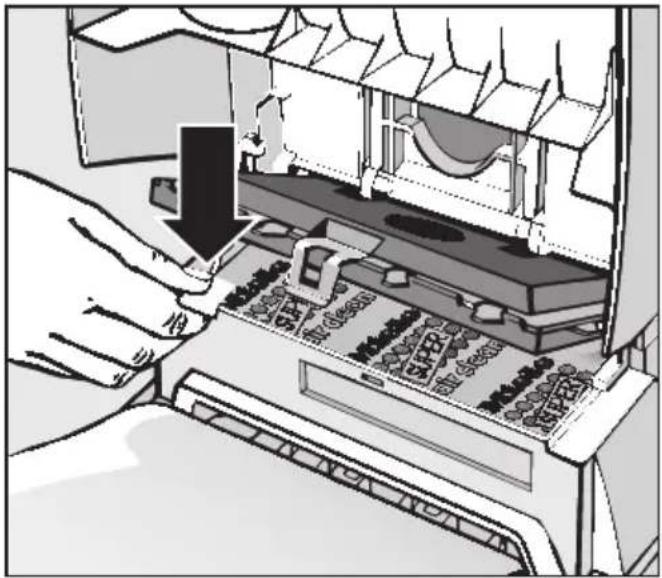 MIELE S380 - Replacing the ACTIVE HEPA filter - 1