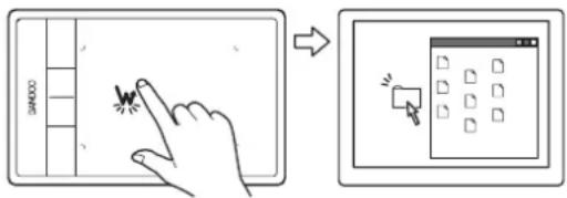WACOM CTH-470 - Click (single-finger tap) - 1