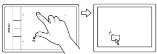 WACOM CTH-470 - TWO-FINGER ACTIONS AND GESTURES - 1