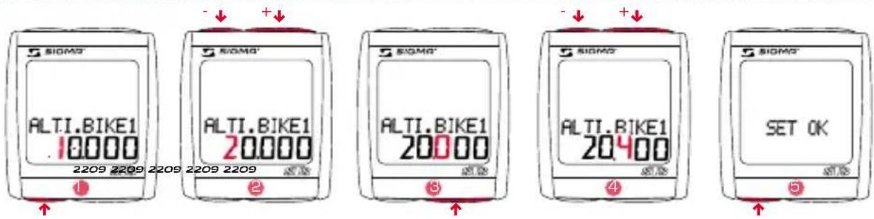 SIGMA BC 2209 MHR STS - SEttING tHE totAL ALtl BIkE 1 oR BIkE 2 - 1