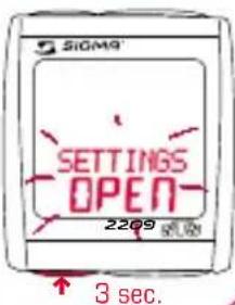 SIGMA BC 2209 MHR STS - tHE BASIC SETTINGS - 4