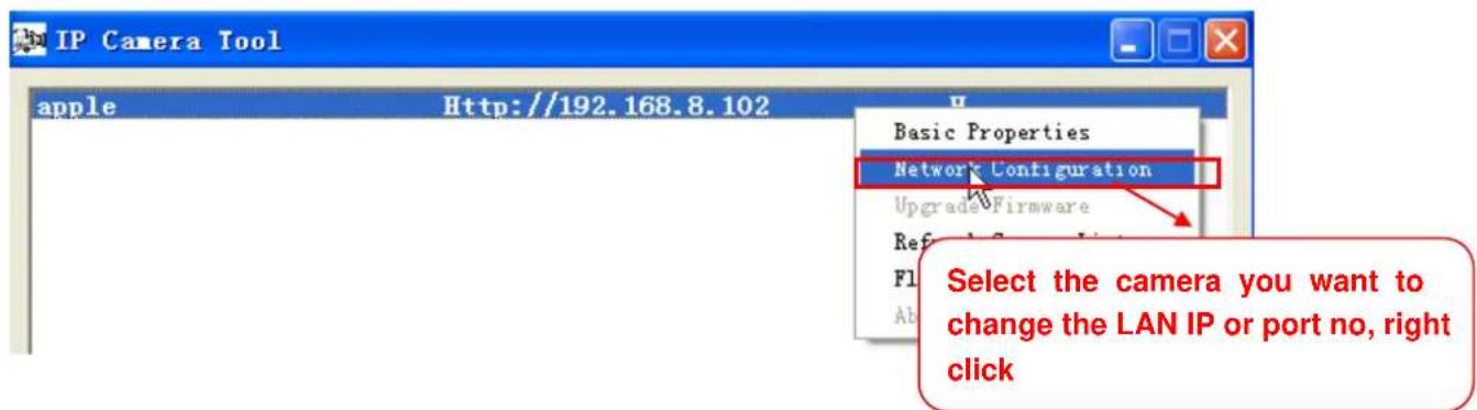 FOSCAM FI8919W - Another way to change the camera's LAN IP and HTTP Port no. - 1