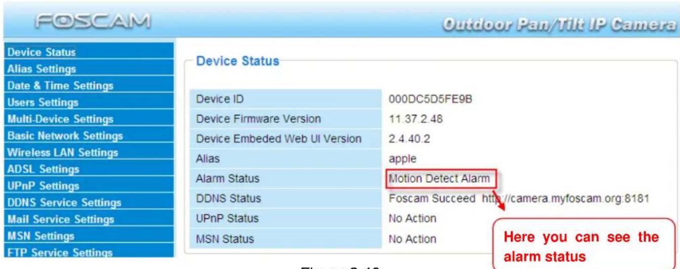FOSCAM FI8919W - Alarm Service Settings - 2